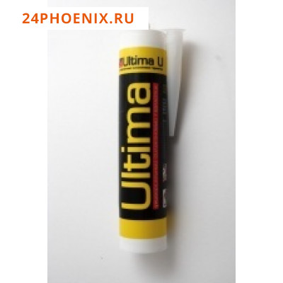 Герметик Ultima U силиконовый белый универсальный 280мл. 0801 /12/