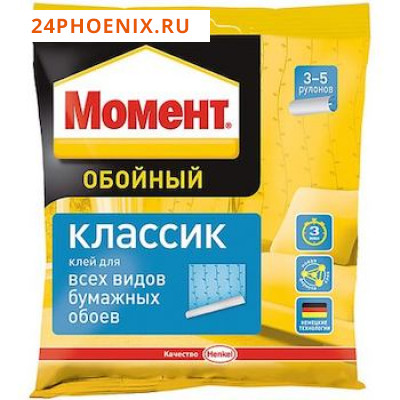 Клей Henkel Момент обойный Классик 100г /24/