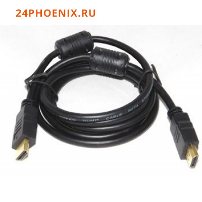 Аудио видео кабель HDMI-HDMI, GOLD 1,5 м