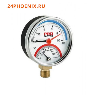 Термоманометр PF 1/4 10bar D53мм. SG 870-10 /50/