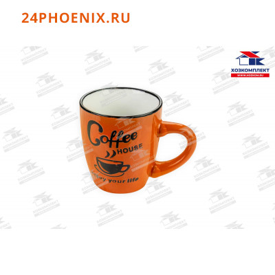 Кружка керамическая  ХК 200мл, "Coffee House", арт.250-128 /96/ (шт.)