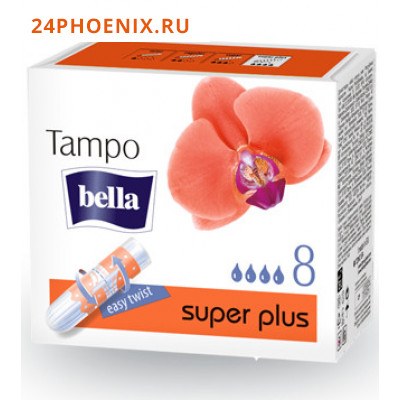 Б.Л.Тампоны БЕЛЛА premium comfort  Супер плюс /8шт (easy twist)/SP08-016/018