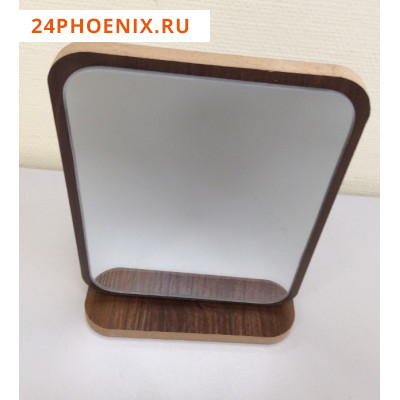 Зеркало ХК Ri Zhuang настольное прямоугольное, 13*17см, на МДФ подставке, арт.R-80 /48/ (шт.)