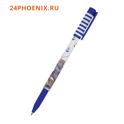 Ручка шариковая 0.5 мм "FunWrite.Енот-рыбак" синяя 20-0212/73 Bruno Visconti {Китай}