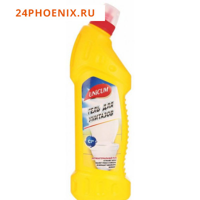 UNICUM Гель для чистки унитазов Лимон 750 мл/300438