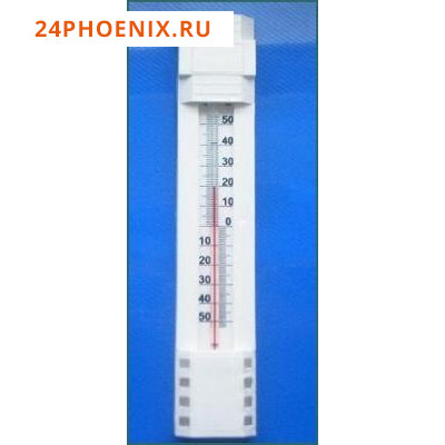 Термометр бытовой сувенирный "Наружный" ТСН-42 в пакете (от -50 до +50) /100/