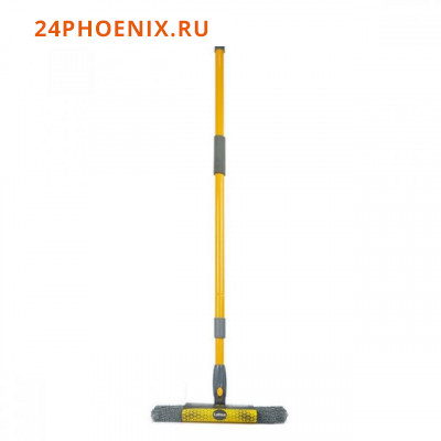 Окномойка с телескопической, поворотной ручкой, 30 см. (желт.+сер.), арт.30016 /40/