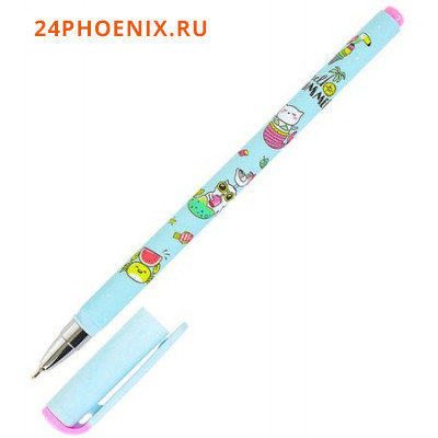 Ручка шариковая масляная 0.5мм "LOREX ILLEGALLY CUTE.CAT-MERMAID" синяя LXOPSS-IC4 LOREX {Китай}