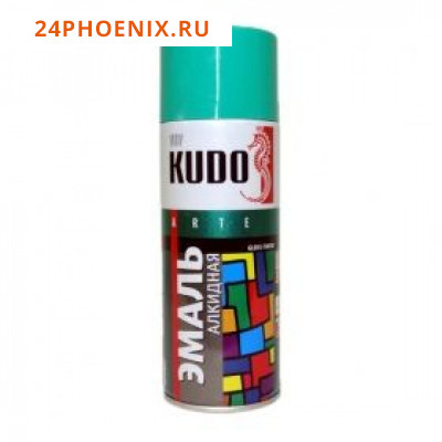 Краска-спрей KUDO бирюзовая  KU-1020 /12/