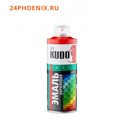 Краска-спрей KUDO черная для мангалов термостойкая KU-5122 /6/