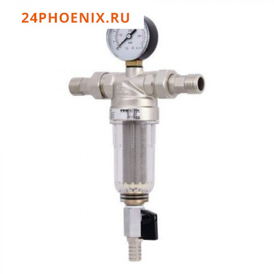Фильтр промывной с манометром для холодной воды PF 3/4" 238.20G