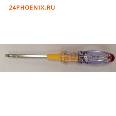 Отвертка индикаторная ХК SL-PH 4*90мм, двухсторонняя, прозрачная ручка, арт.195 /960/