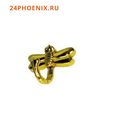 Крючок мебельный KL-202-PB золото /120/