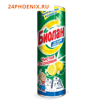 БИОЛАН чистящее средство Сочный лимон 400г/31-6