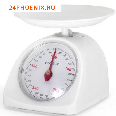 Весы кухонные механические ENERGY EN-405МК,  (0-5 кг) круглые /24/