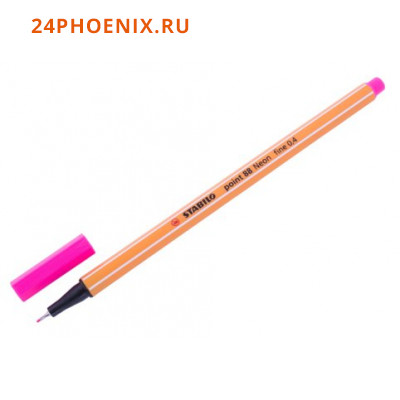 Ручка капиллярная 88/056 НЕОН 0.4мм розовая STABILO {Германия}