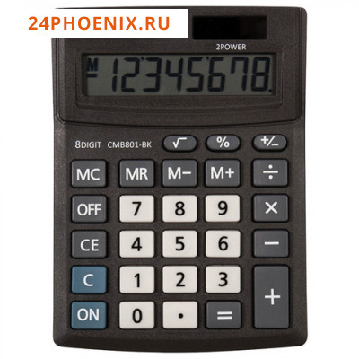 Калькулятор  8 разрядов CITIZEN BusinessLine CMB801BK 136х100х32 мм CITIZEN {Китай}