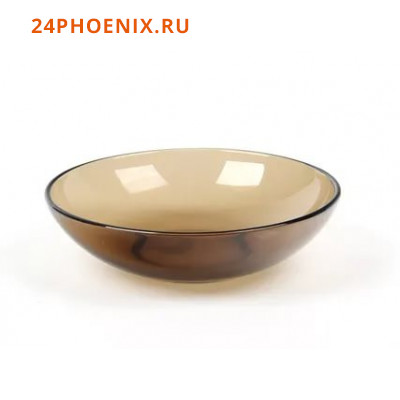 Тарелка суповая BASILICO 19см, дымчатое стекло 62070 /6/ (шт.)