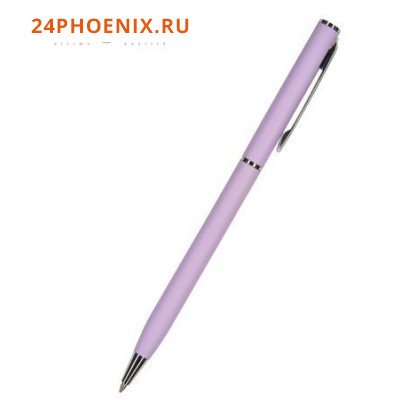 Ручка автоматическая шариковая 0.7мм "PALERMO" синяя, (сиреневый металлический корпус 20-0250/10 Bru