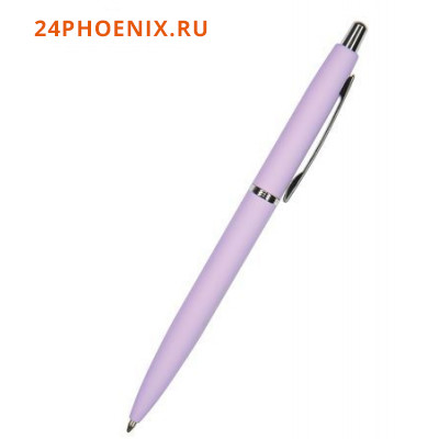 Ручка автоматическая шариковая 1.0мм "SAN REMO" синяя, сиреневый металлический корпус 20-0249/09 Bru