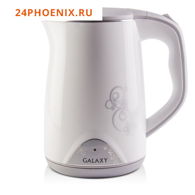 Чайник GALAXY GL-0301 нерж. 1,5л. 2кВт. диск. /6/