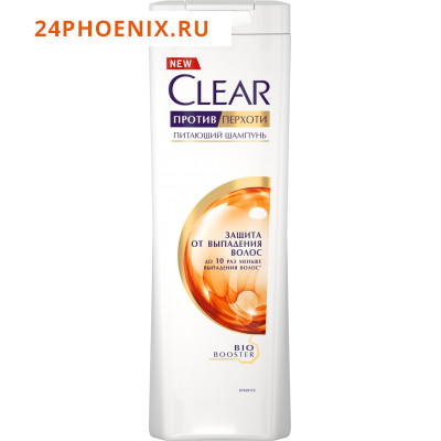 .CLEAR  nutrium  400    ЗАЩИТА от выпадения волос, д/ослабл. против перх./12  оранж.