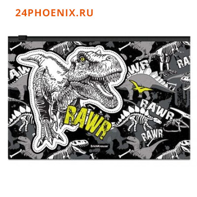 Папка на гибкой молнии B5 55334 ZIP Dinosaur Park Erich Krause {Россия}