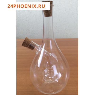 Бутылка ХК стеклянная для масла и уксуса, 2 в 1, арт.6041 /60/ (шт.)