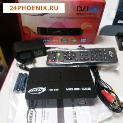 Тюнер для цифрового DVB-T2 HD BAIKAL 985