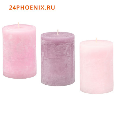 Формовая свеча, ароматическая, Цветение розовый10 см