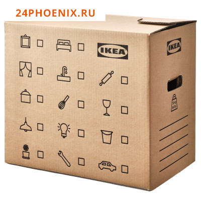 Коробка для переезда, коричневый50x31x40 см