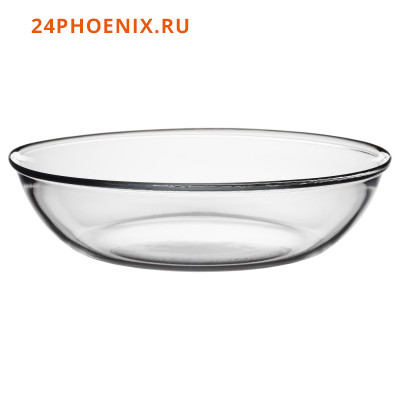 Тарелка, прозрачное стекло19 см