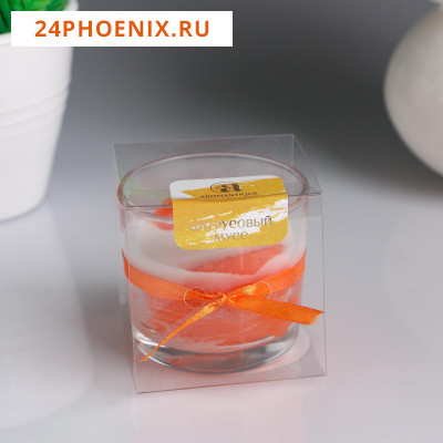 Свеча ароматическая в стакане "Цитрусовый мусс", 60 гр 5177413