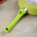 Сковорода Trendy style, d=22 см, пластиковая ручка, антипригарное покрытие, цвет зелёный