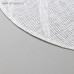 Салфетка сервировочная Доляна "Листочки", цв.белый, 30*45 см