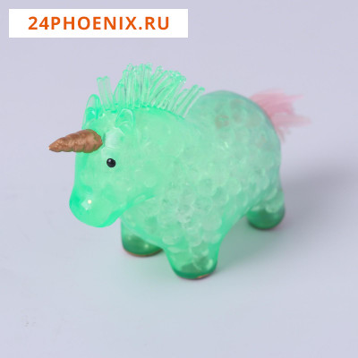 Мялка "Единорог" с гидрогелем, липнет, цвета МИКС   5012864
