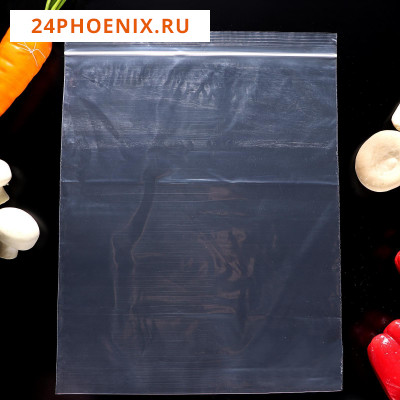 Пакет для замoрoзки с защёлкoй Дoляна, 25×30 см, 25 шт