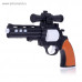 Пистолет "Револьвер", световые и звуковые эффекты, работает от батареек, цвета МИКС 480574