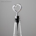 Пробка для бутылки Доляна «Сердечко», 11,5 см, цвет серебряный