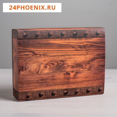 Коробка для сладостей «Ящик», 20 × 15 × 5 см