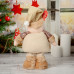 Мягкая игрушка "Дед Мороз в пайетках" стоит 15*41 см (в сложенном виде 30 см) 4316883