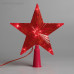 Фигура "Звезда Красная ёлочная" 15х15 см, пластик, 10 LED, 2 м провод, 240V КРАСНЫЙ   3612318