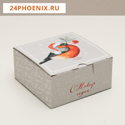 Складная коробка «Уютного нового года», 15 × 15 × 7 см 5003803