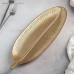 Блюдо для фруктов Доляна «Золотой лист», 40×14 см, цвет золотой