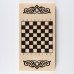 Настольная игра 2 в 1 "Узор": шашки, нарды, доска 40 х 40 см 3627310