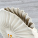Ваза керамическая "Ракушка", настольная, белая, 29 см