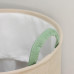 Корзина для белья Доляна «Лола», 40×35 см, с затяжкой, цвет зелёный