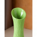 Ваза керамическая "Лиза", настольная, зелёная, 32 см
