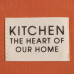 Дорожка на стол Этель Kitchen 40х150 см, цвет оранжевый, 100% хлопок, саржа 220 г/м2