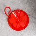 Подсвечник металл на 1 свечу "Цветок Н", 3,5х9 см, красный 1596063